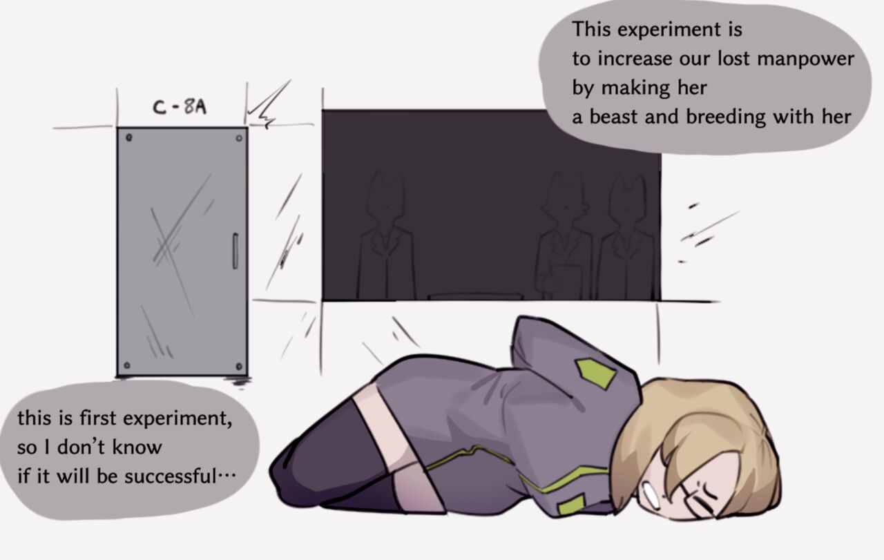 Beast transformation experiment 獣化実験 ENG&amp;JAP page 3 full