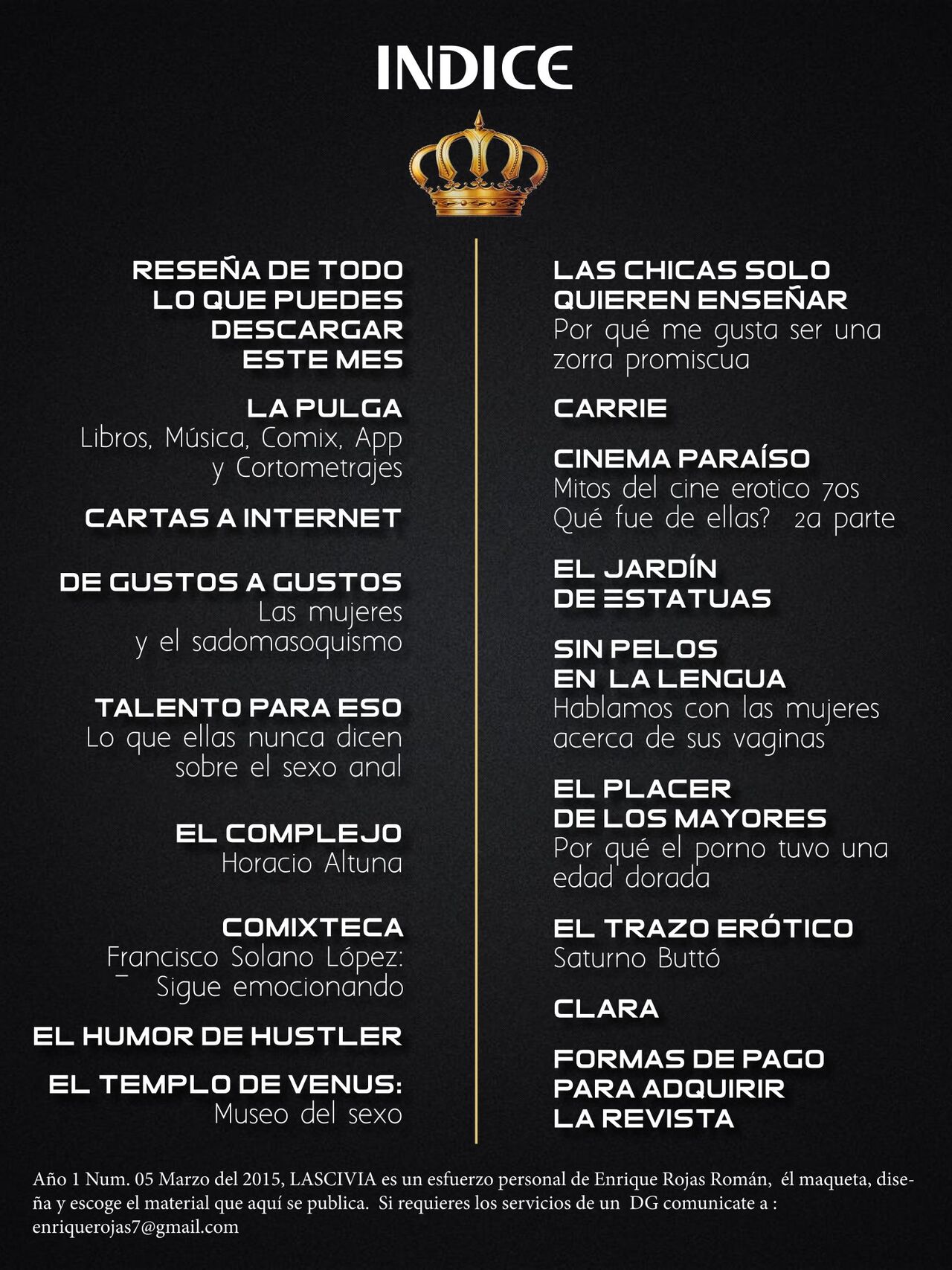 LASCIVIA magazine Vol 01 No 05 page 2 full