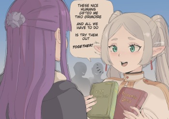 Frieren trying new spells.... cover