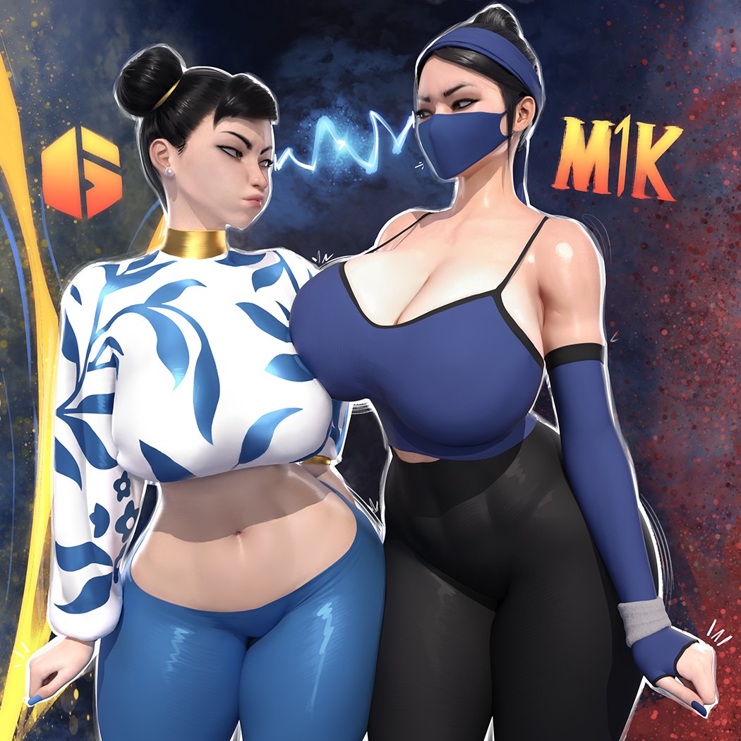 Chun-li x Kitana page 1 full