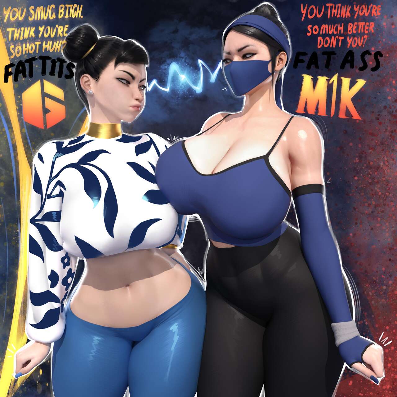 Chun-li x Kitana page 2 full