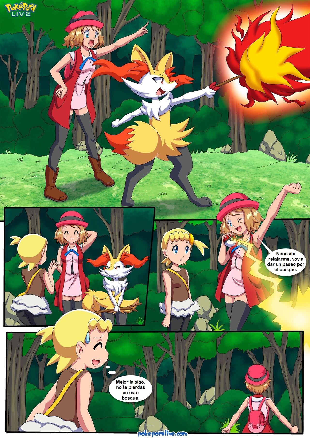A hot break on the forest page 2 full