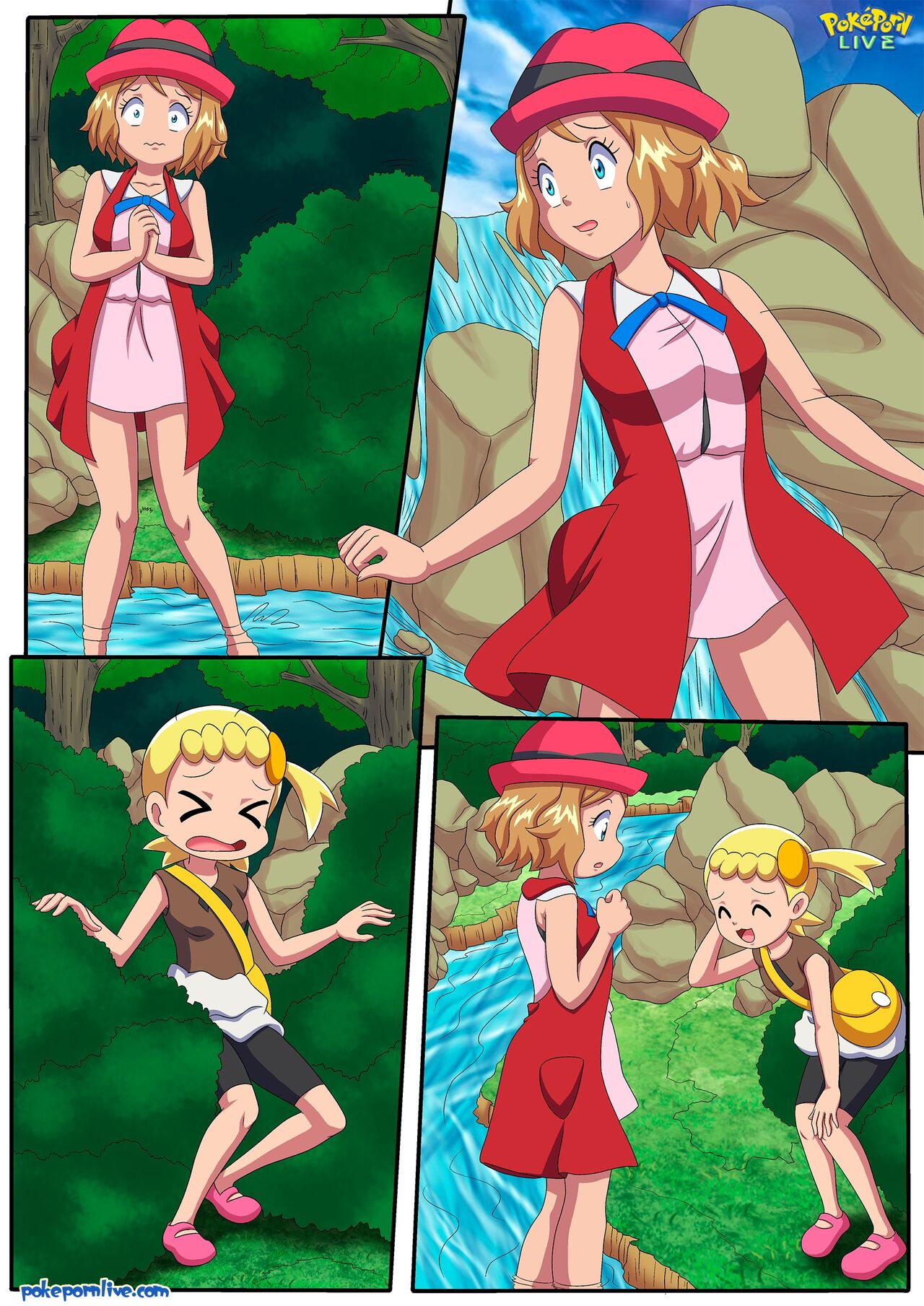A hot break on the forest page 6 full