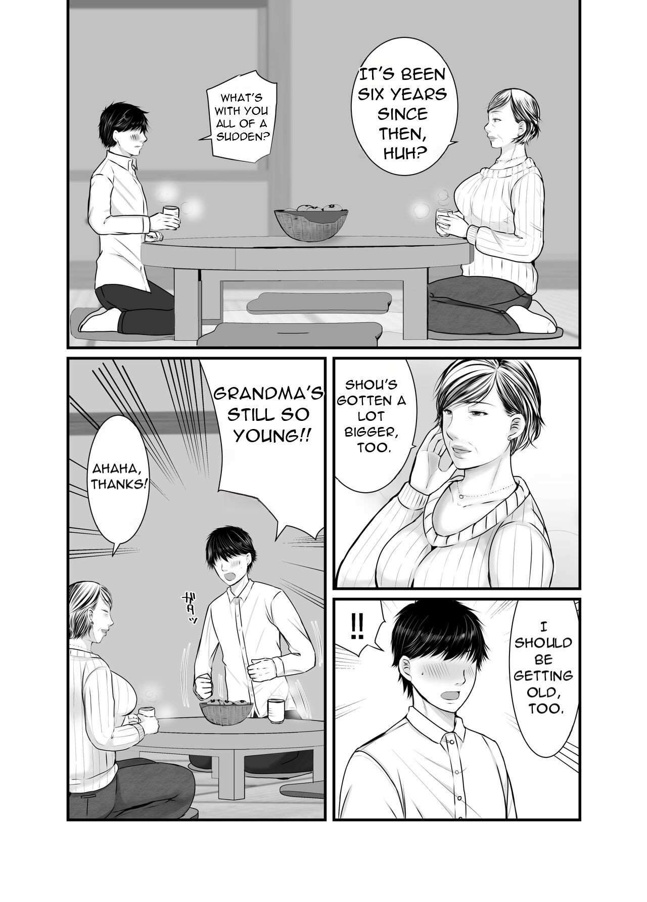 Sobo to Mago ~Mago ni Hajimete Nakadashi sareta Hi~ page 5 full