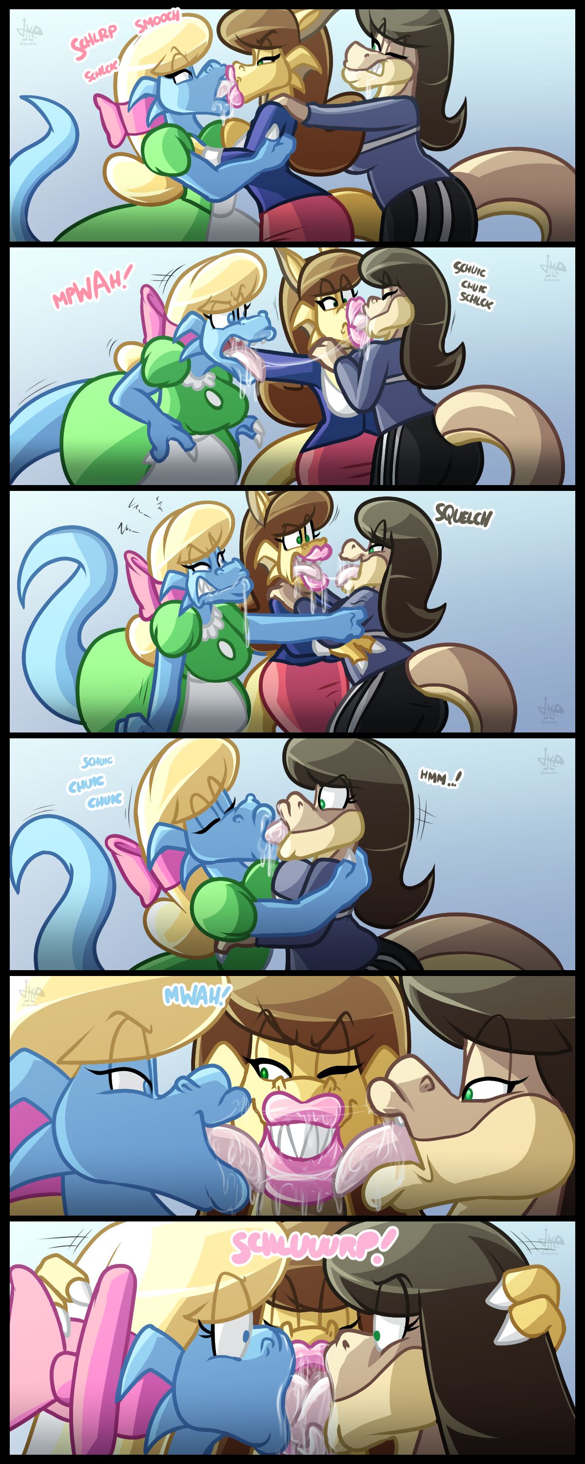 Tongue Sucking Ladies page 4 full