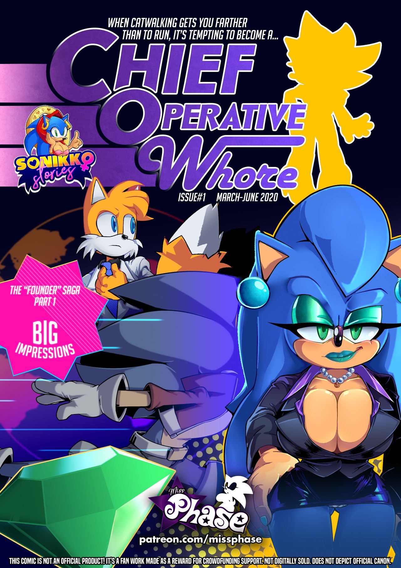 Chief Operative Whore #1-5 page 1 full