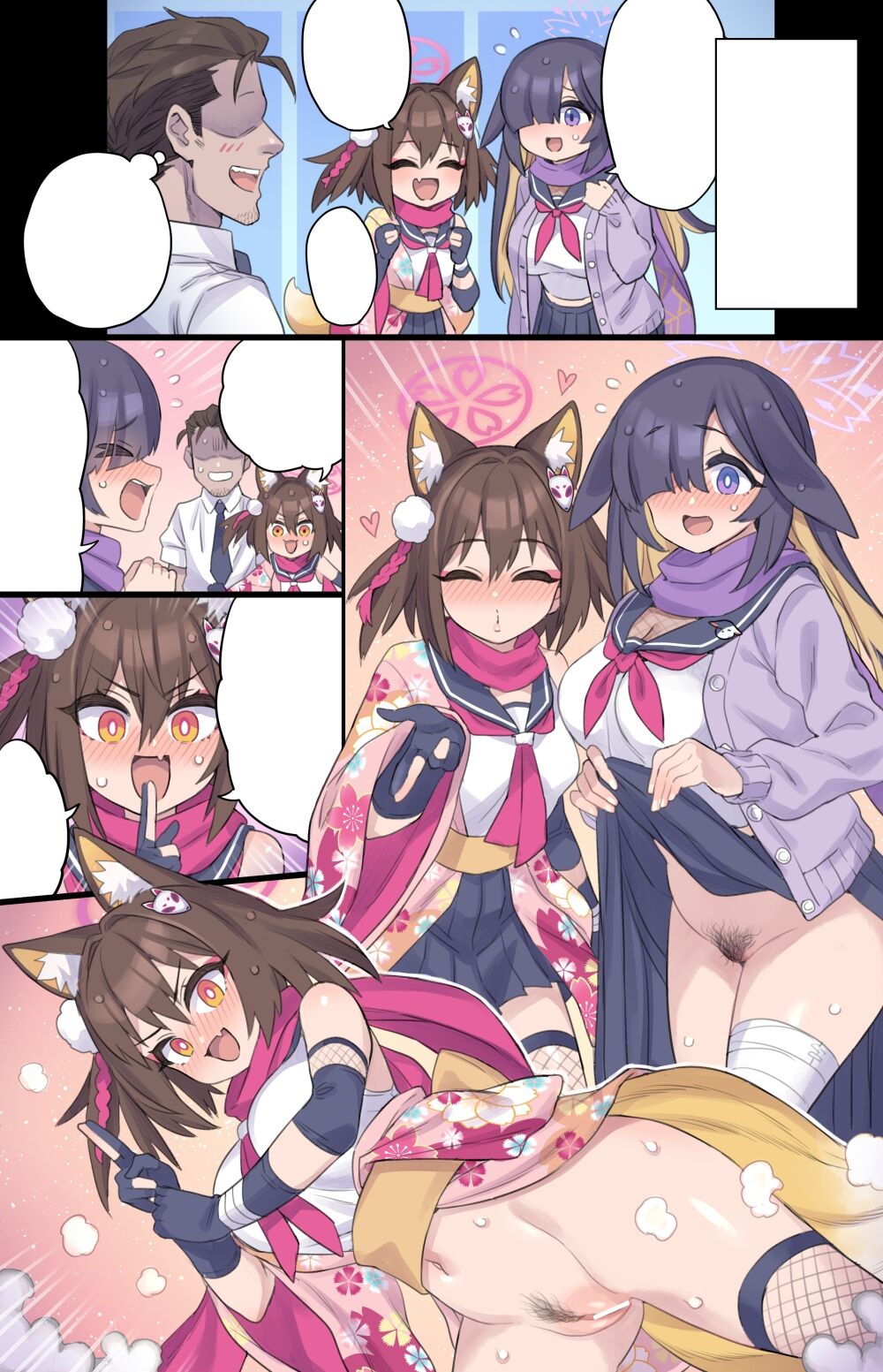 oshioki sareru kunoichi konbi ♥ page 6 full
