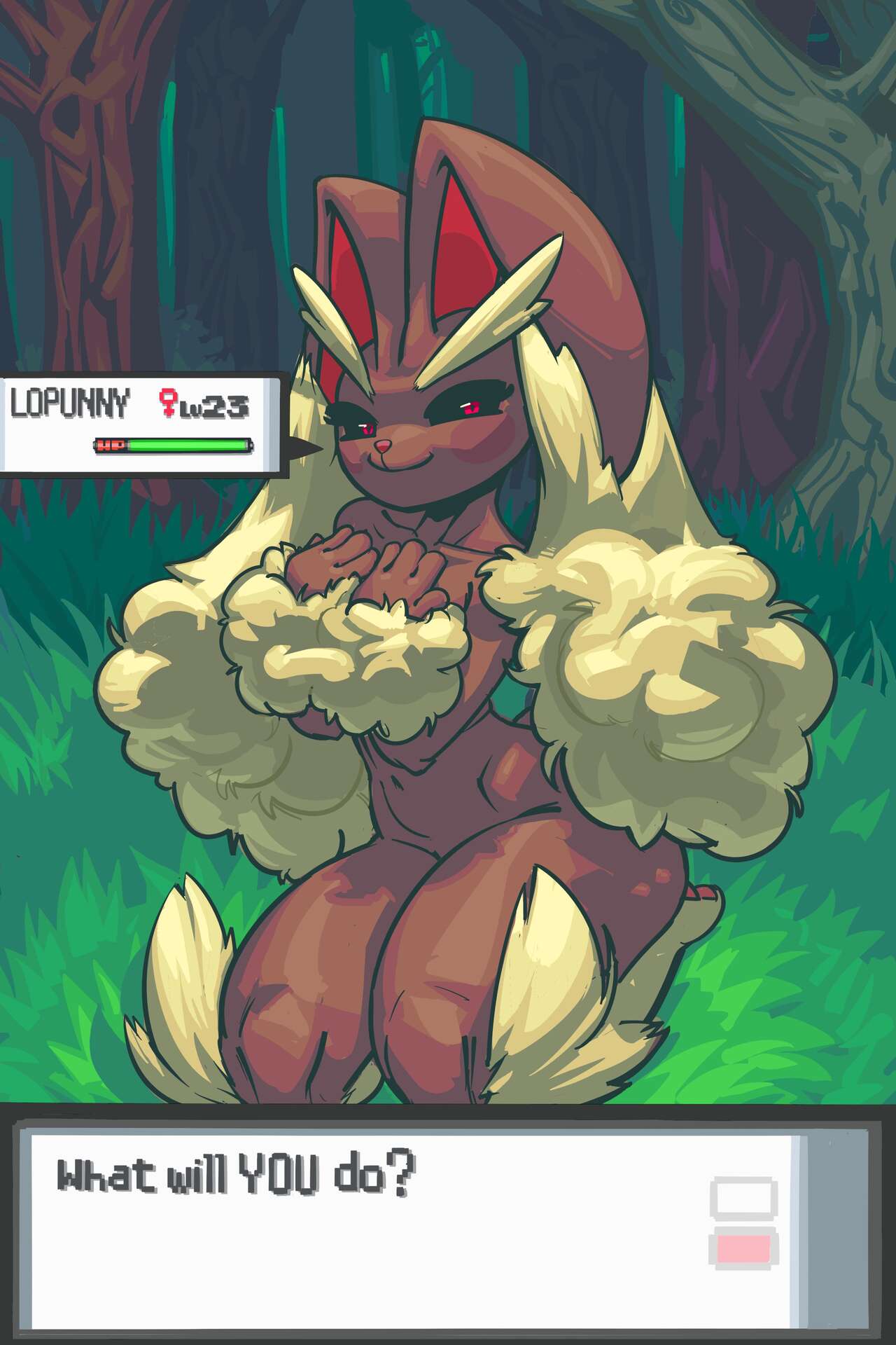 Outdoors Encounter With a Wild Lopunny page 1 full