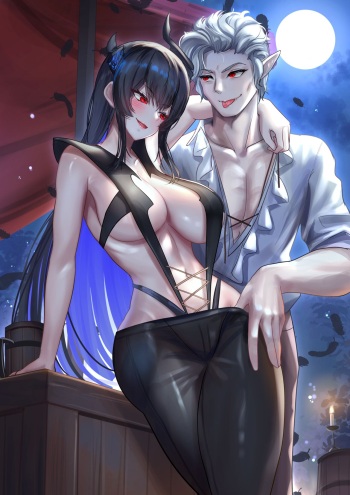 Nerissa Ravencroft x Astarion cover