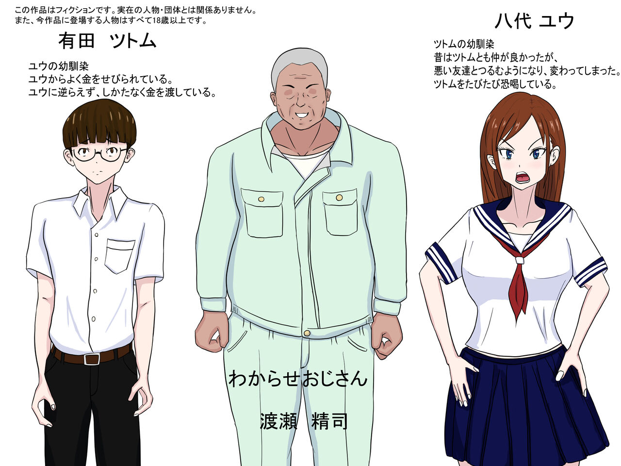 Wakarase Oji-san Furyou Shoujo o Wakaraseru page 2 full