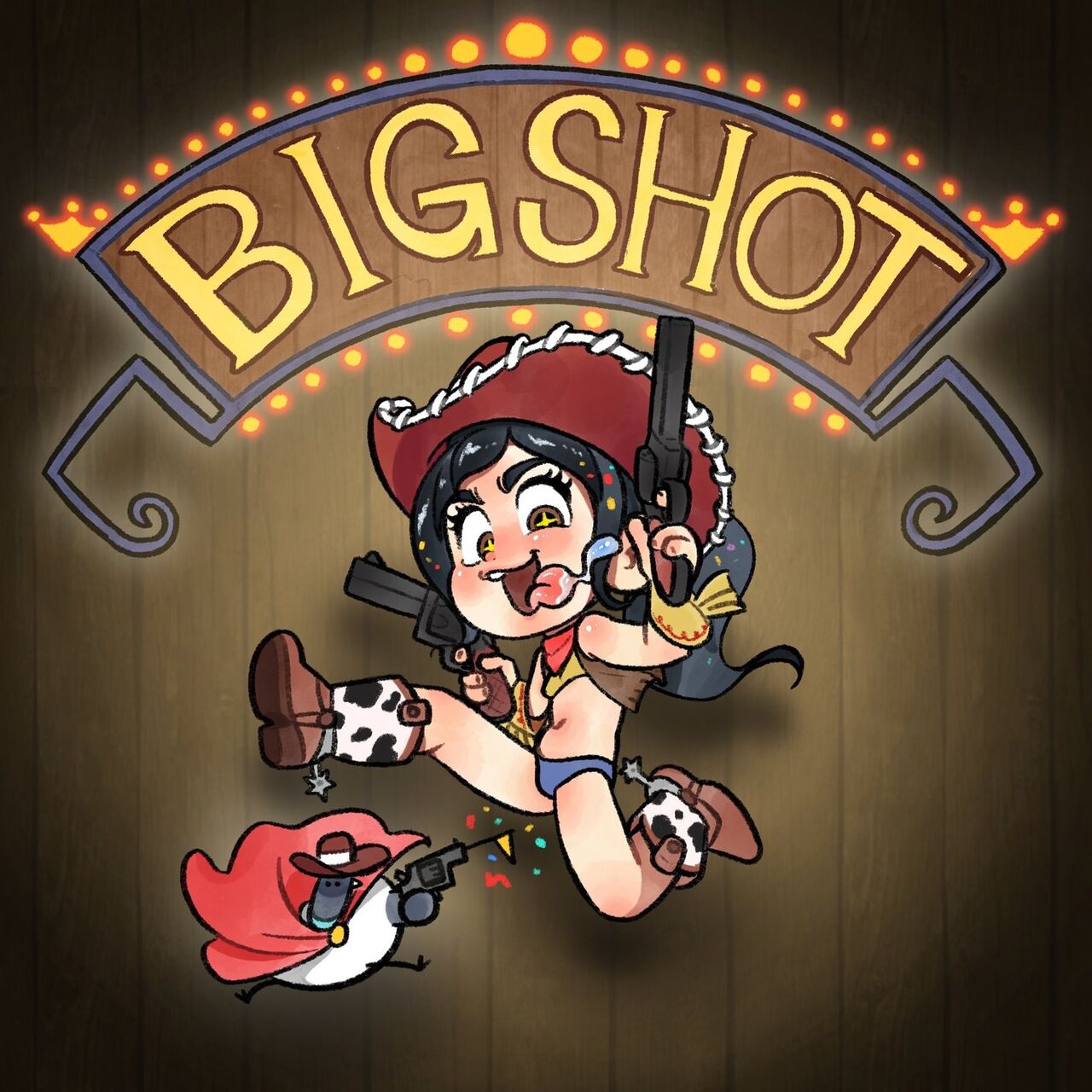 Vanellope &amp; Hilda Cowgirls page 1 full