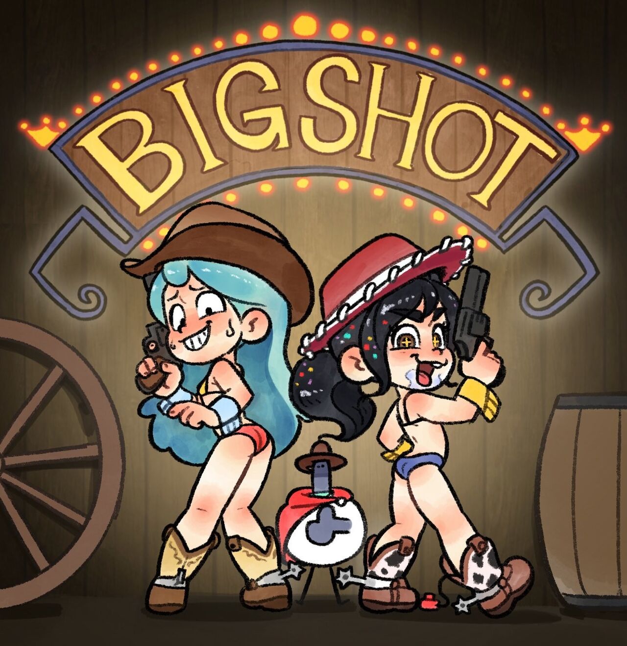 Vanellope &amp; Hilda Cowgirls page 4 full