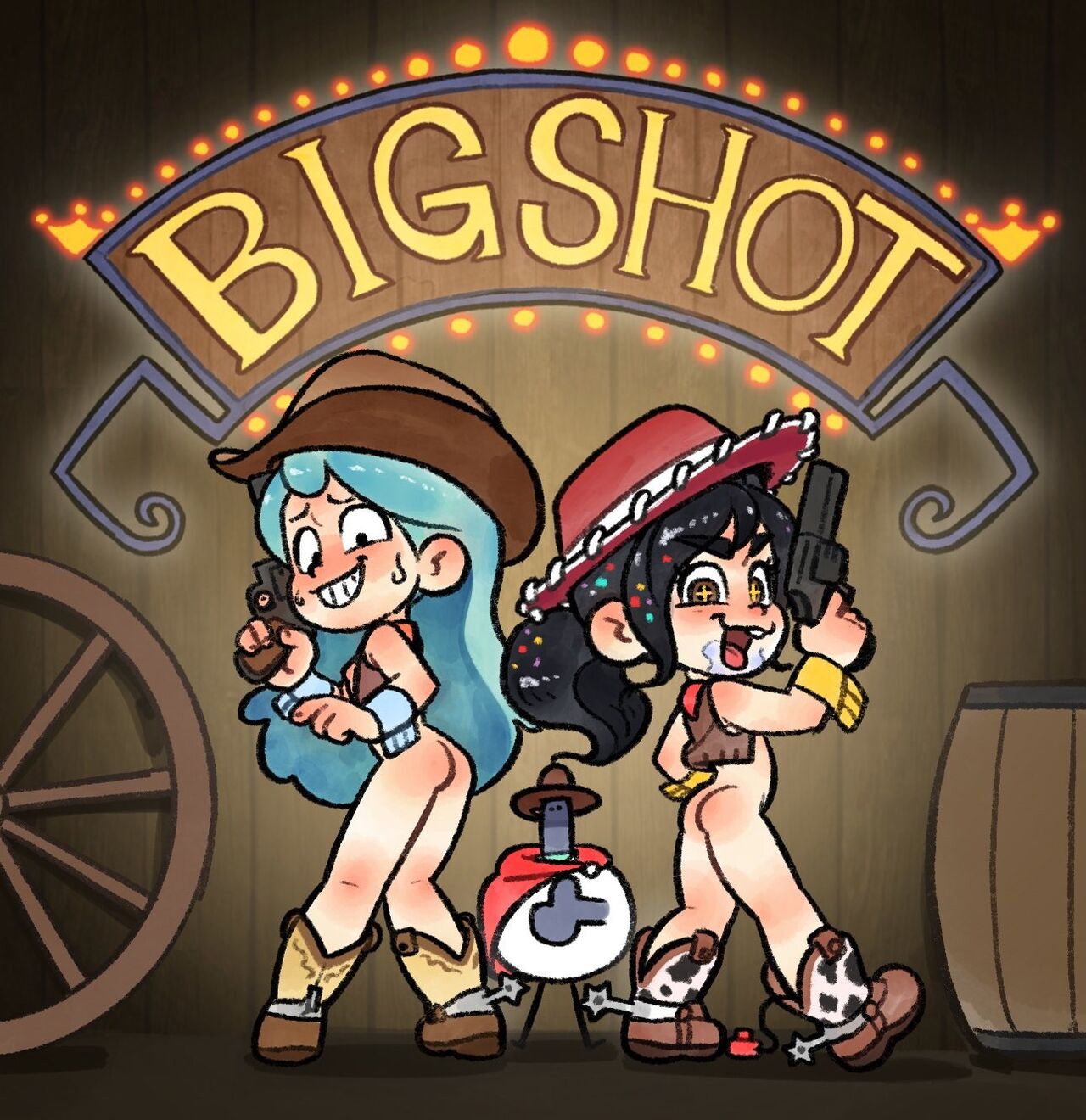 Vanellope &amp; Hilda Cowgirls page 5 full