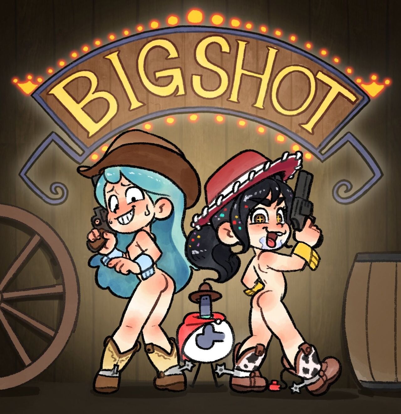 Vanellope &amp; Hilda Cowgirls page 6 full