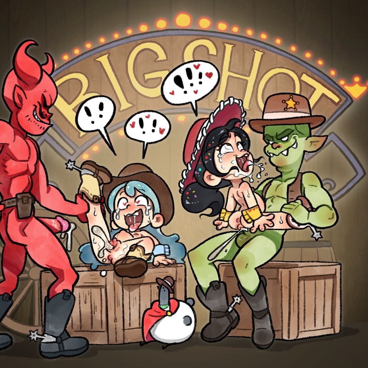 Vanellope &amp; Hilda Cowgirls page 7 full