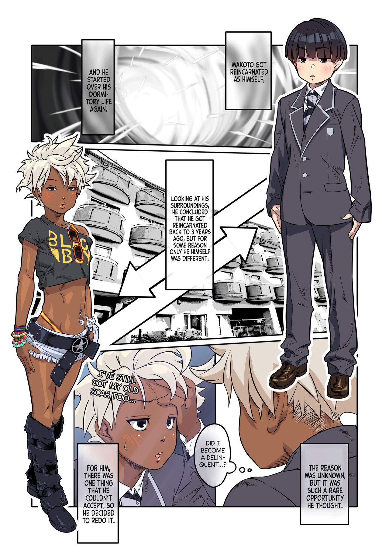Kuroiga Gal dewa nai /  I'm Black, But I'm Not A Gal page 2 full