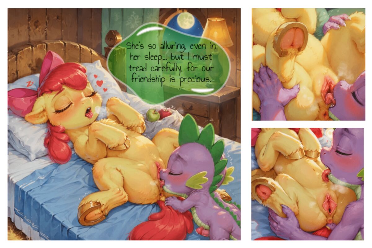 Spike's Sneaky Snuggles page 10 full