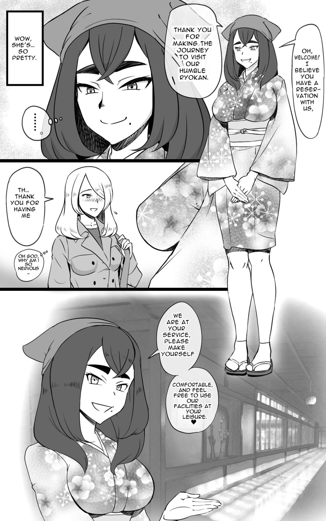 Hitou Futanari Onsen Himitsu no Shoushin Ryokou | Hidden Futanari Hot-springs Retreat ~what becomes of the broken hearted~ page 3 full