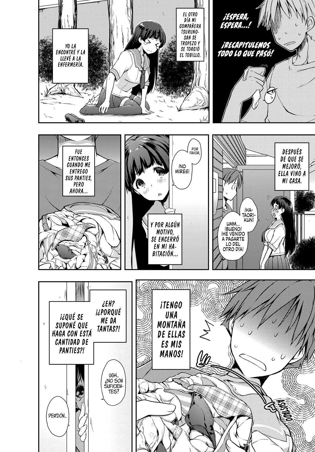 Tsuruno-san wa Tonikaku On o Kaeshitai. | Tsuruno-san me quiere Pagar de Cualquier Manera. page 2 full