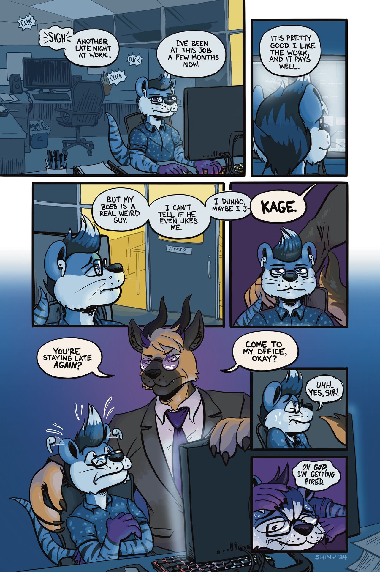 Late Night With The Boss page 1 full