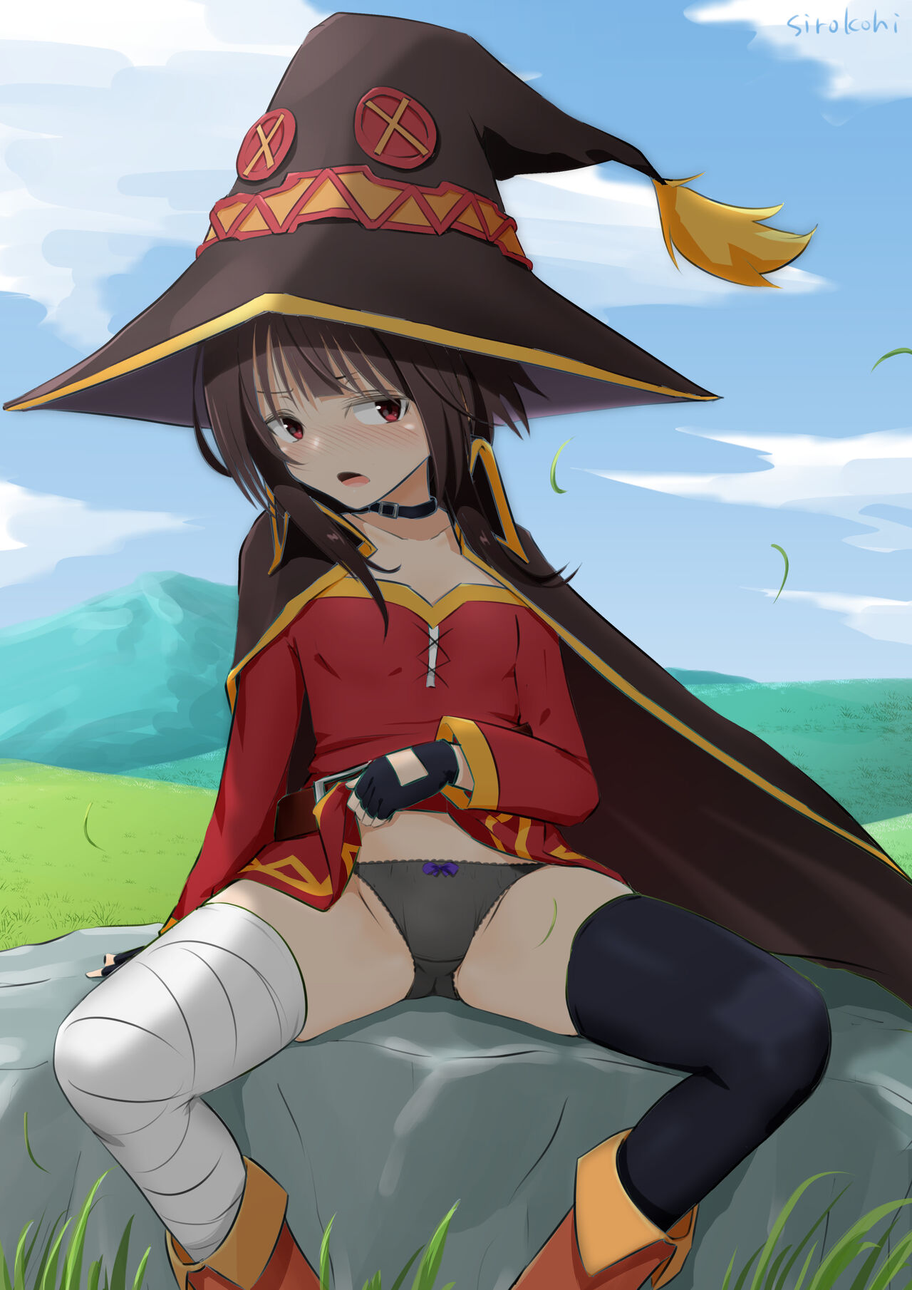 Bakuretsu Ren Maebarai Minuki Megumin + 3-ten Douji Semerare Sex Megumin page 1 full