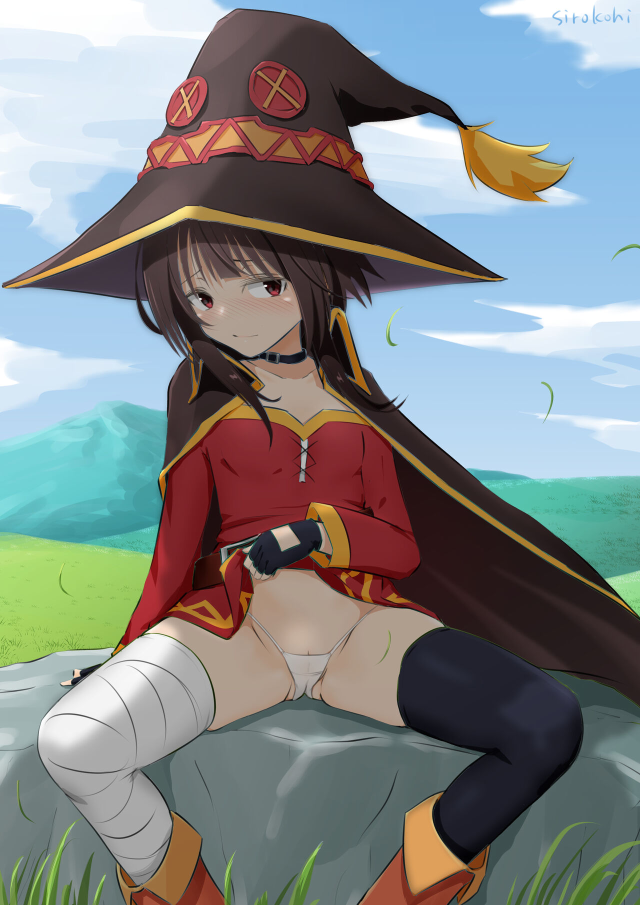 Bakuretsu Ren Maebarai Minuki Megumin + 3-ten Douji Semerare Sex Megumin page 3 full