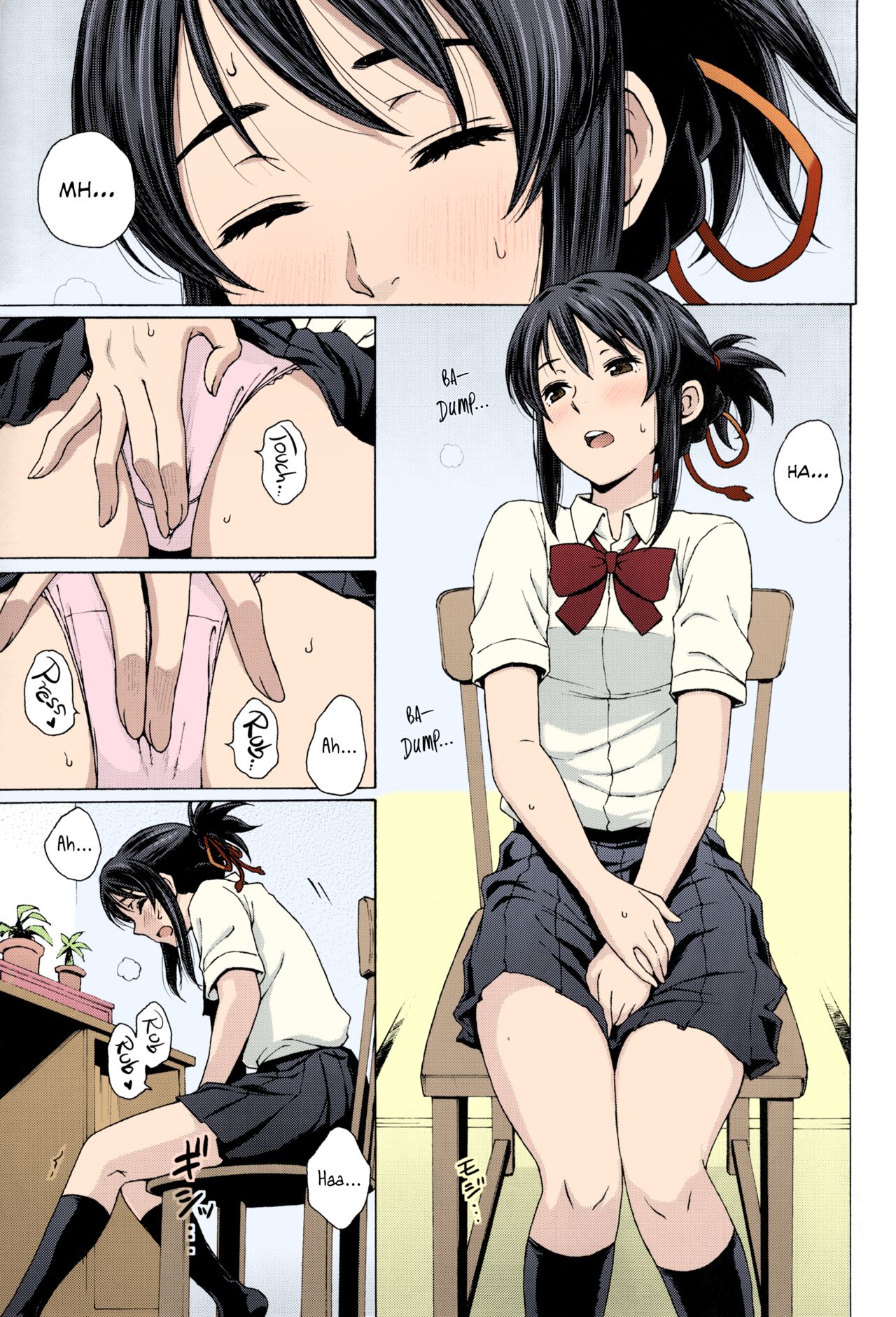 Kimi no Na wa. - &amp; and &amp; - Mitsuha Miyamziu &amp; Teshigawara Katsuhiko page 7 full