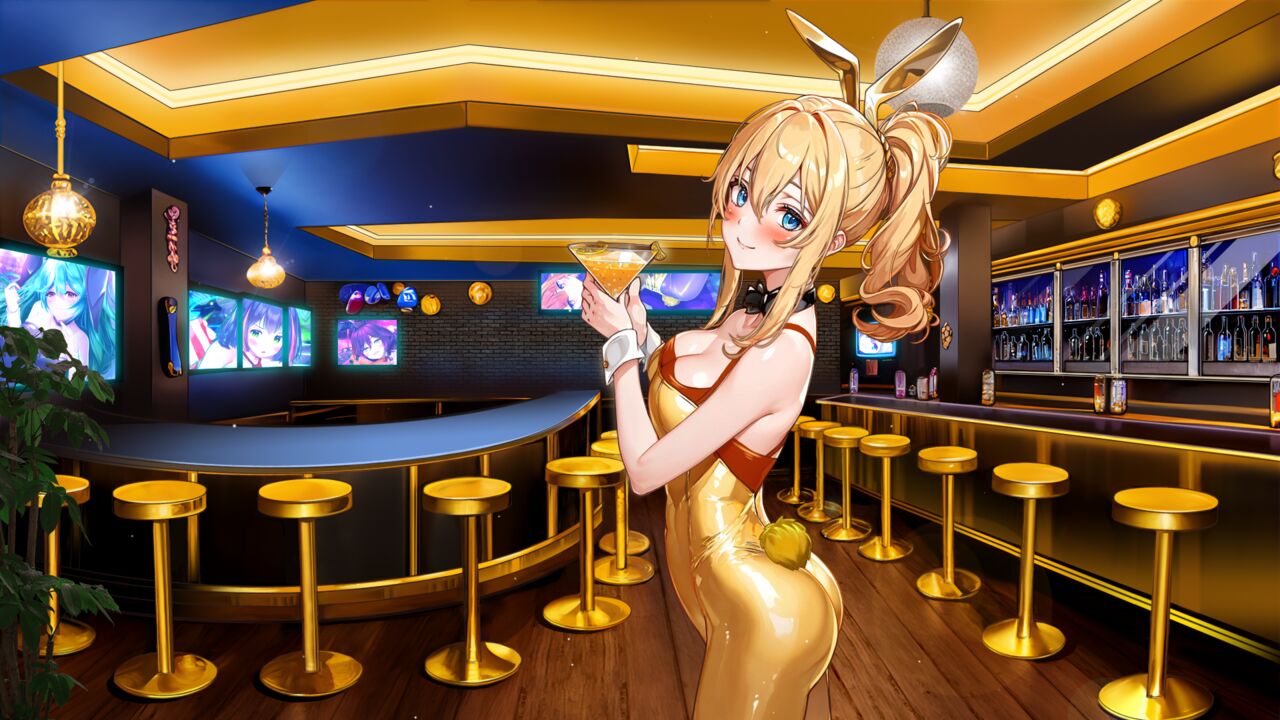 Bunnygirl With Golden Tummy page 3 full