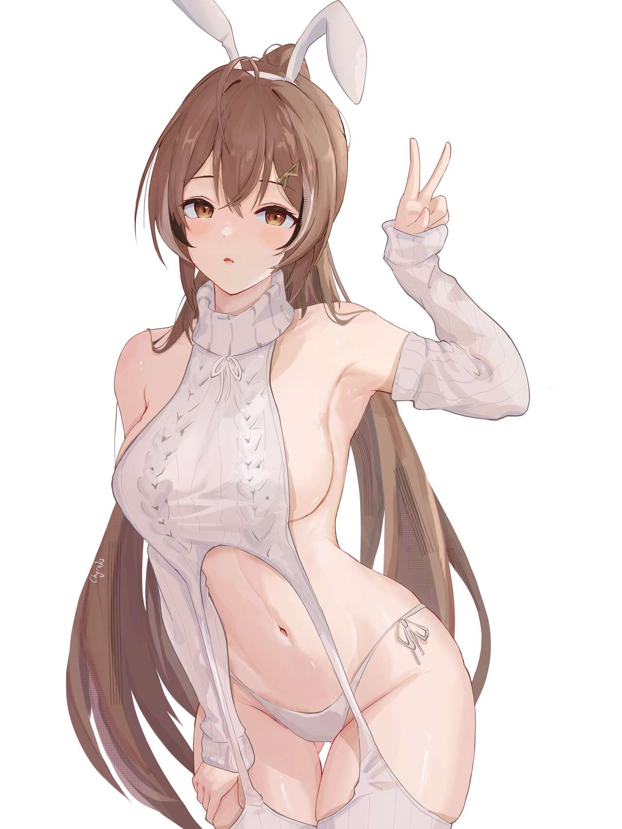 My Fetish Collection 14 : Virgin Killer Sweater | 露背毛衣 page 10 full