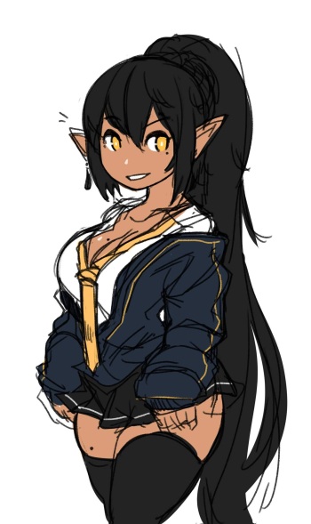 River - Dark Elf Gal cover