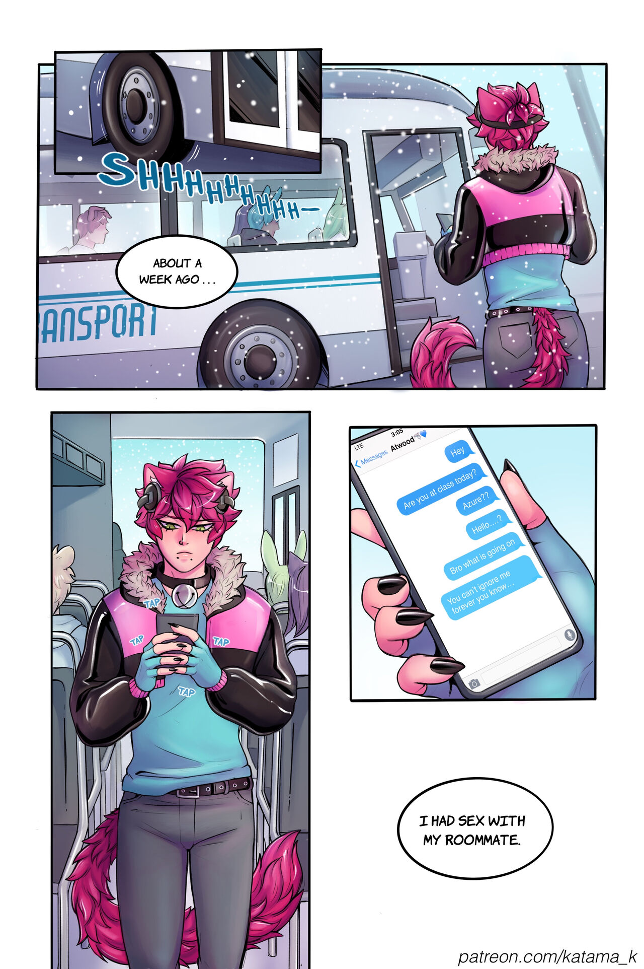 Catboy Roommates page 3 full