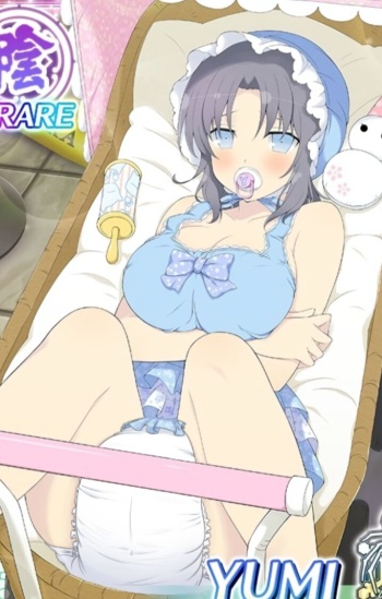 Senran Kagura Official Art That Includes Diapers cover