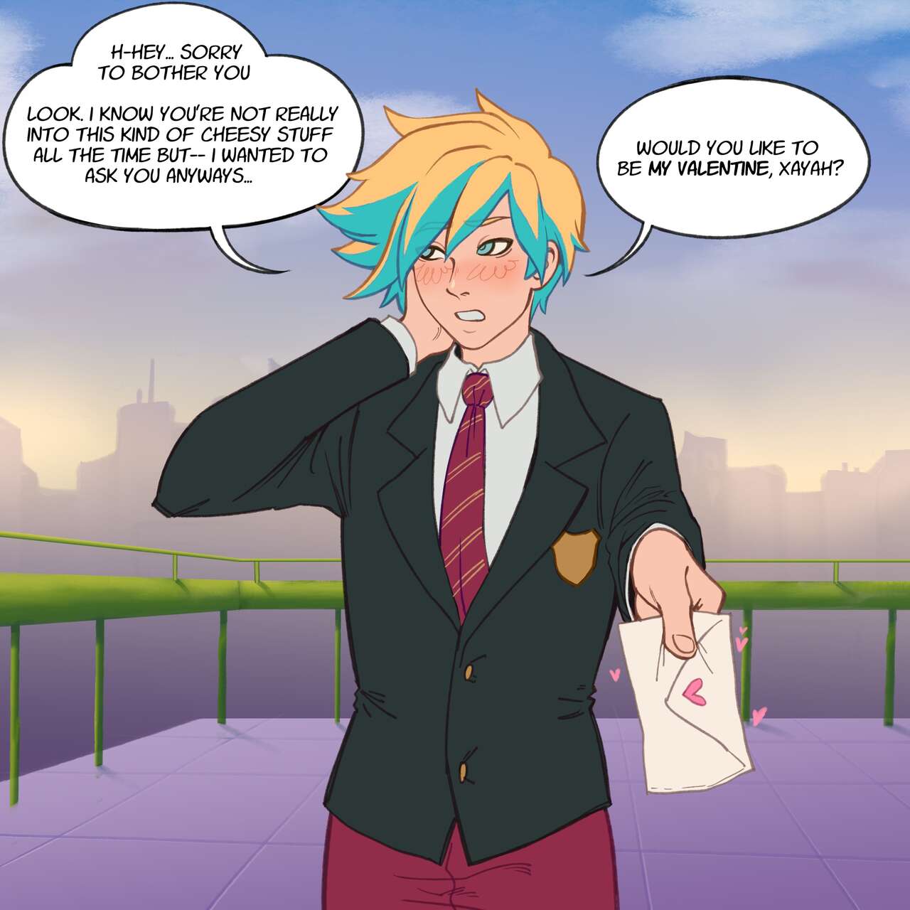 Ezreal's Valentine page 2 full