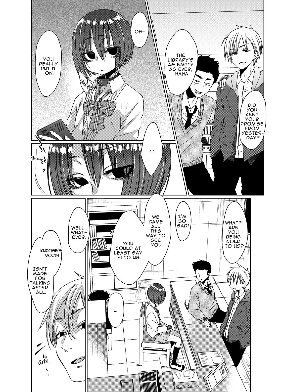 Mukuchi na Kurose-san wa Orera no Iinari | Quiet Girl Kurose is at Our Beck &amp; Call page 3 full