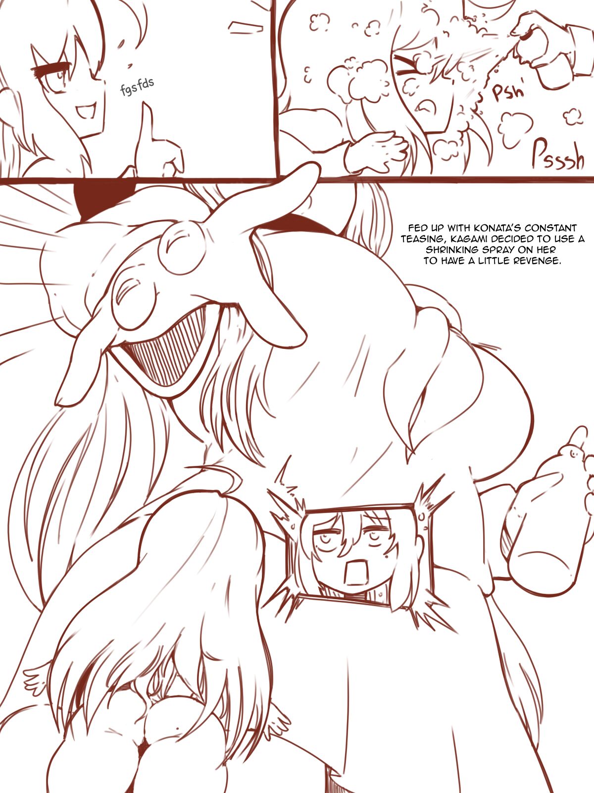 Kagami &amp; Konata page 1 full