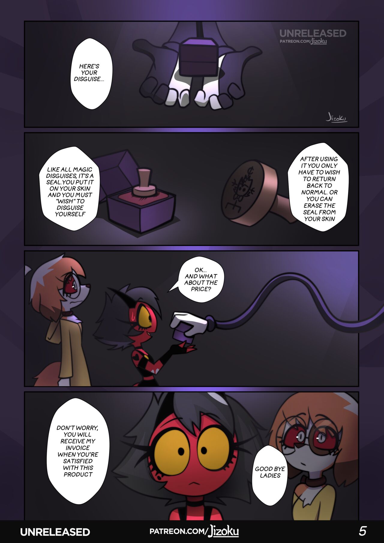 A night with Loona 2 page 6 full