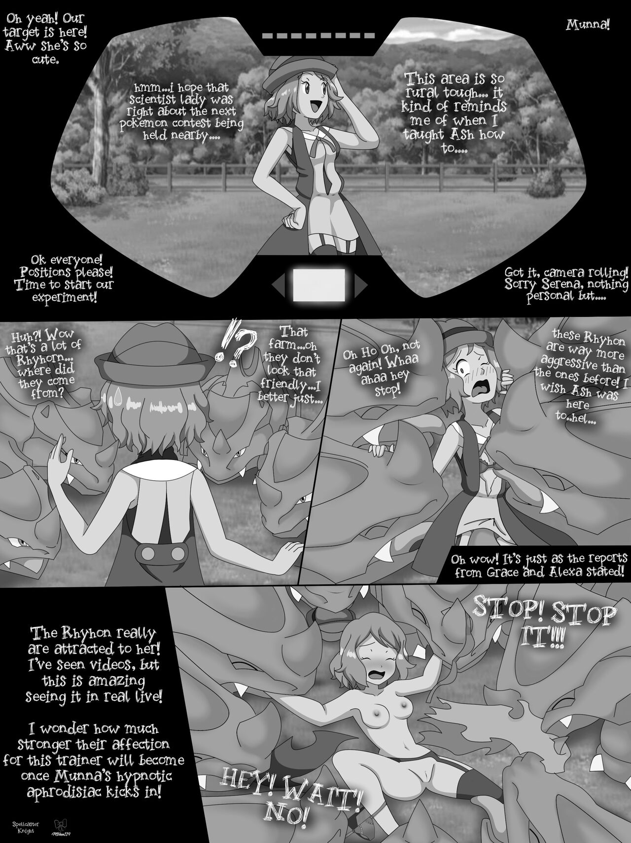 Serena: Racer Breeding Experiment Mega Evol Sex!   Pg 1-6 page 2 full