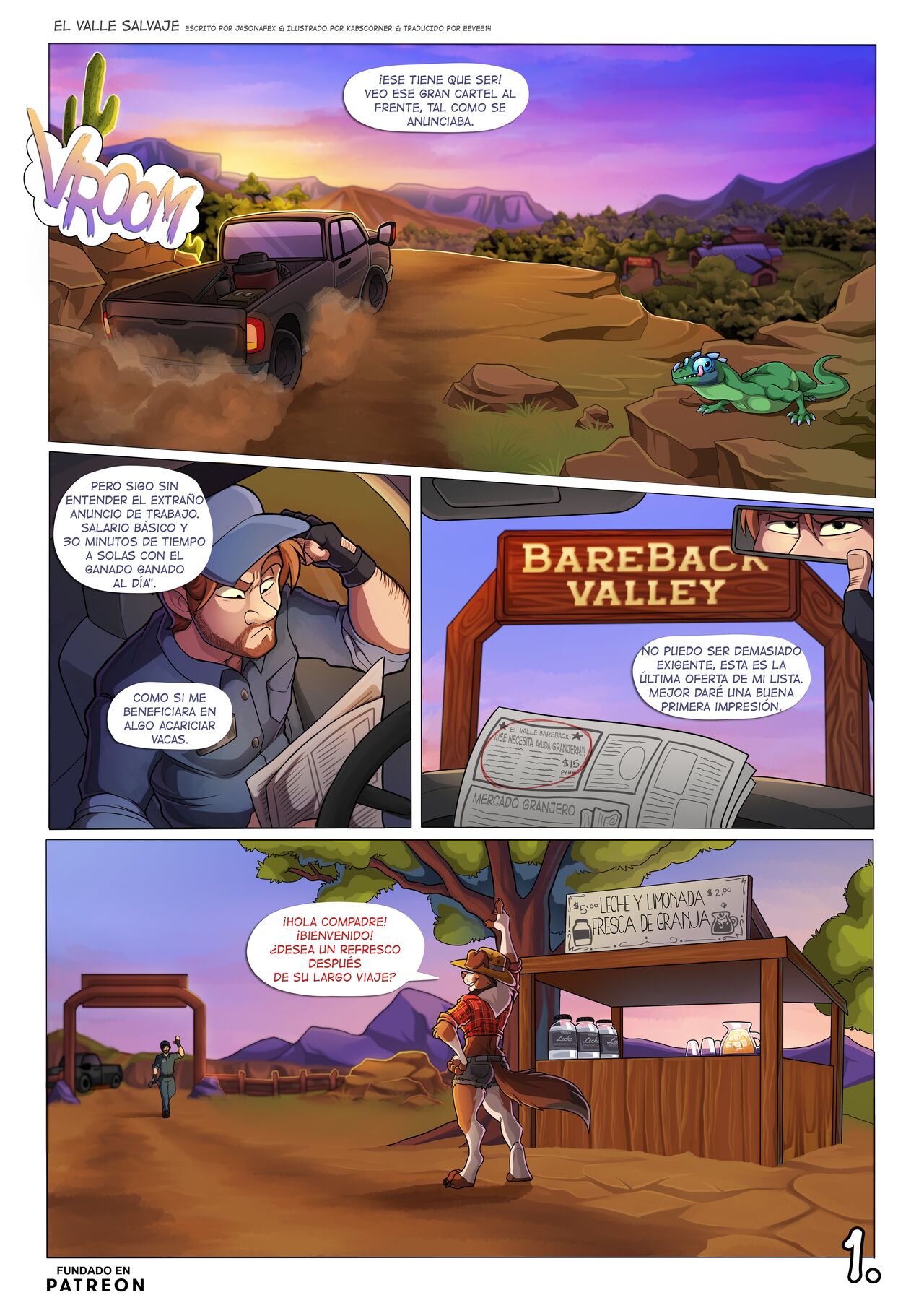 El Valle Salvaje page 2 full