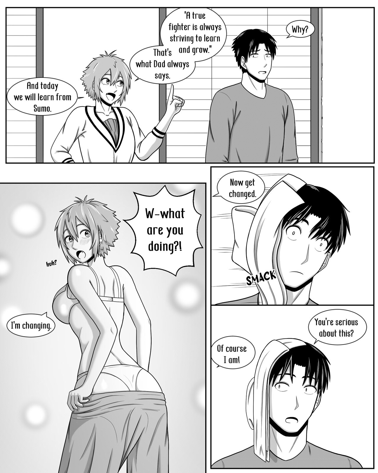 Tomo-chan wa Onnanoko! Ai no Asekkaki Sumo! | Tomo-chan is a Girl! Sweaty Sumo of Love! page 7 full