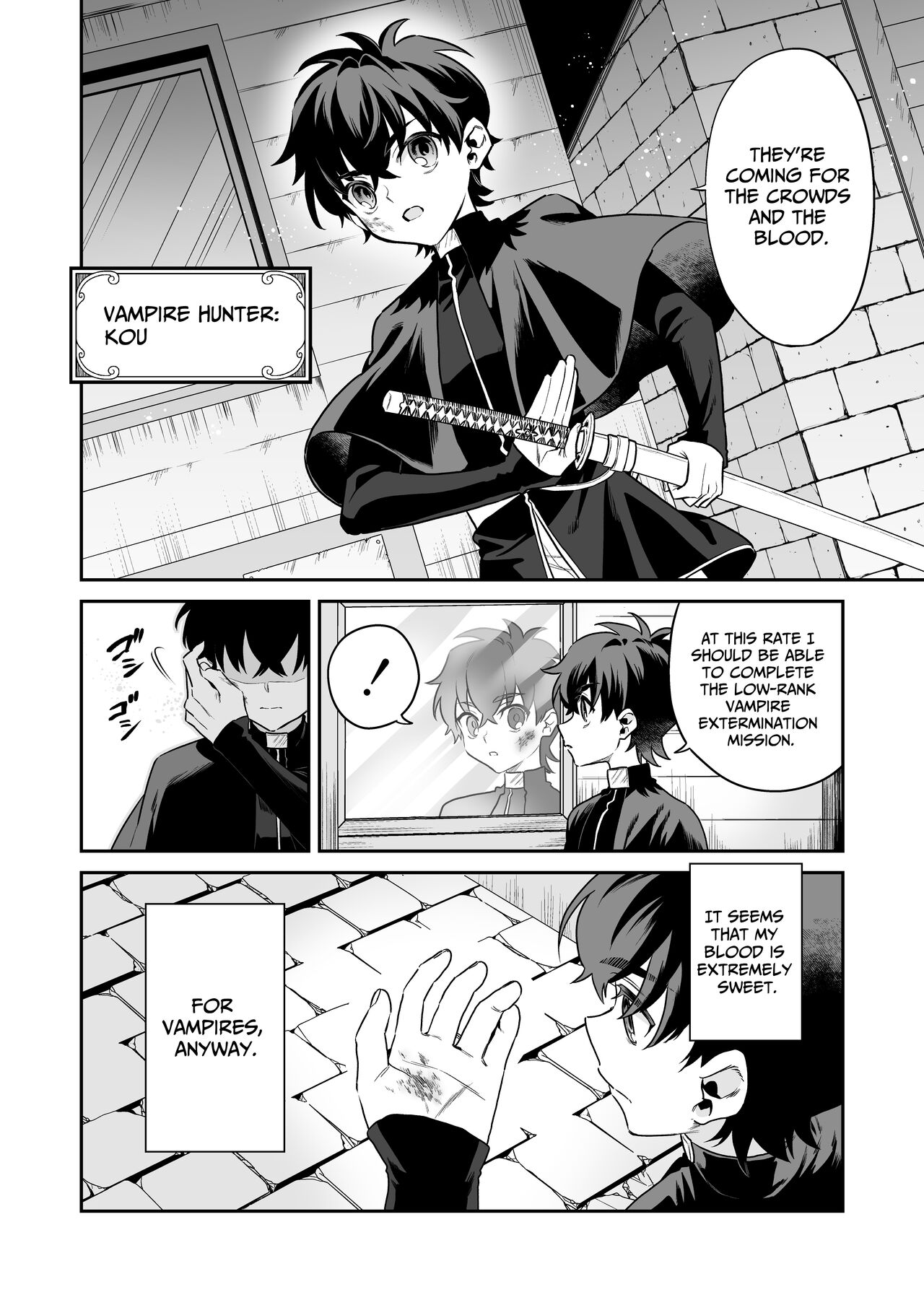 Shounen Hunter, Kyuuketsuki no Ori ni Torawaruru page 4 full