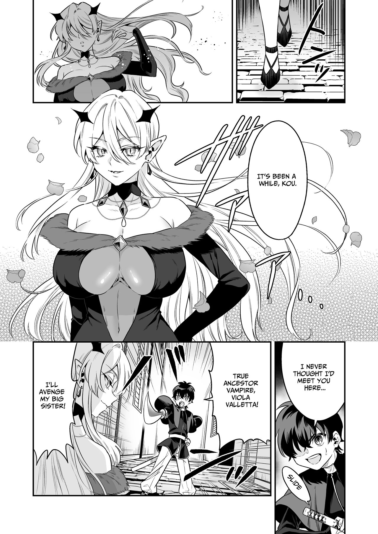 Shounen Hunter, Kyuuketsuki no Ori ni Torawaruru page 7 full