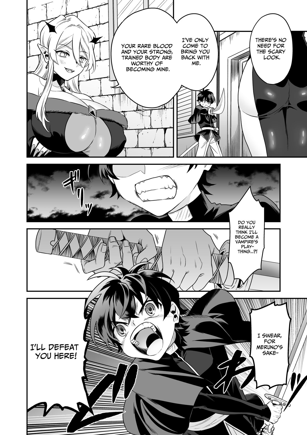 Shounen Hunter, Kyuuketsuki no Ori ni Torawaruru page 8 full
