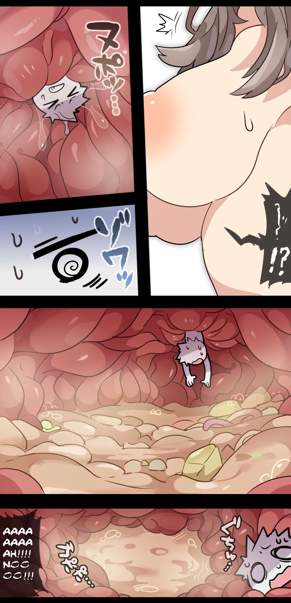 Giant Dog Girl VORE &amp; GTS page 5 full