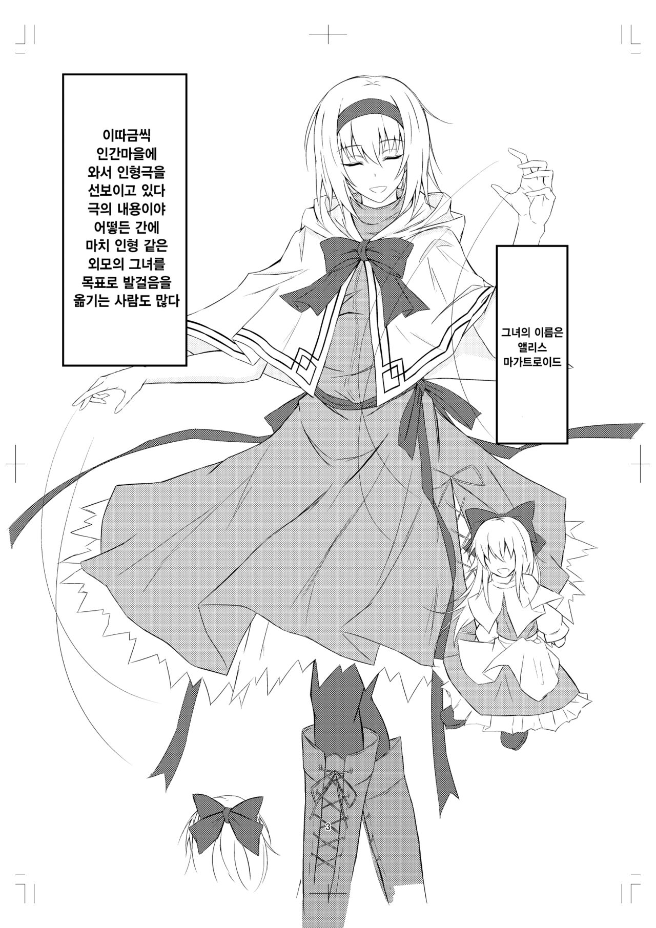 Alice Margatroid ni Daiji na Tokoro o Kerareru Hon | 앨리스에게 중요한 곳을 걷어차이는 책 page 3 full