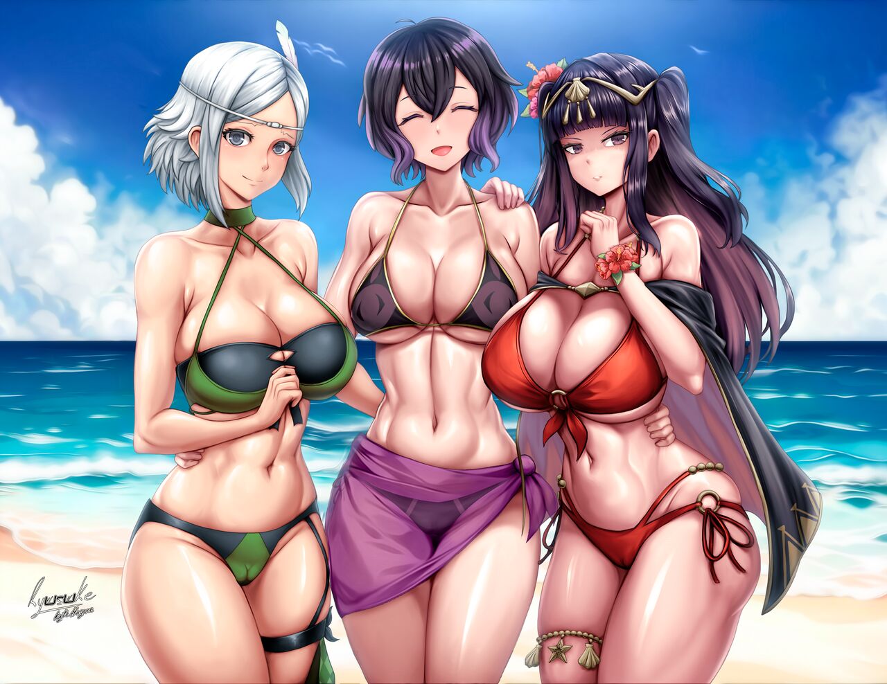 Morgan, Noire and Tharja page 1 full