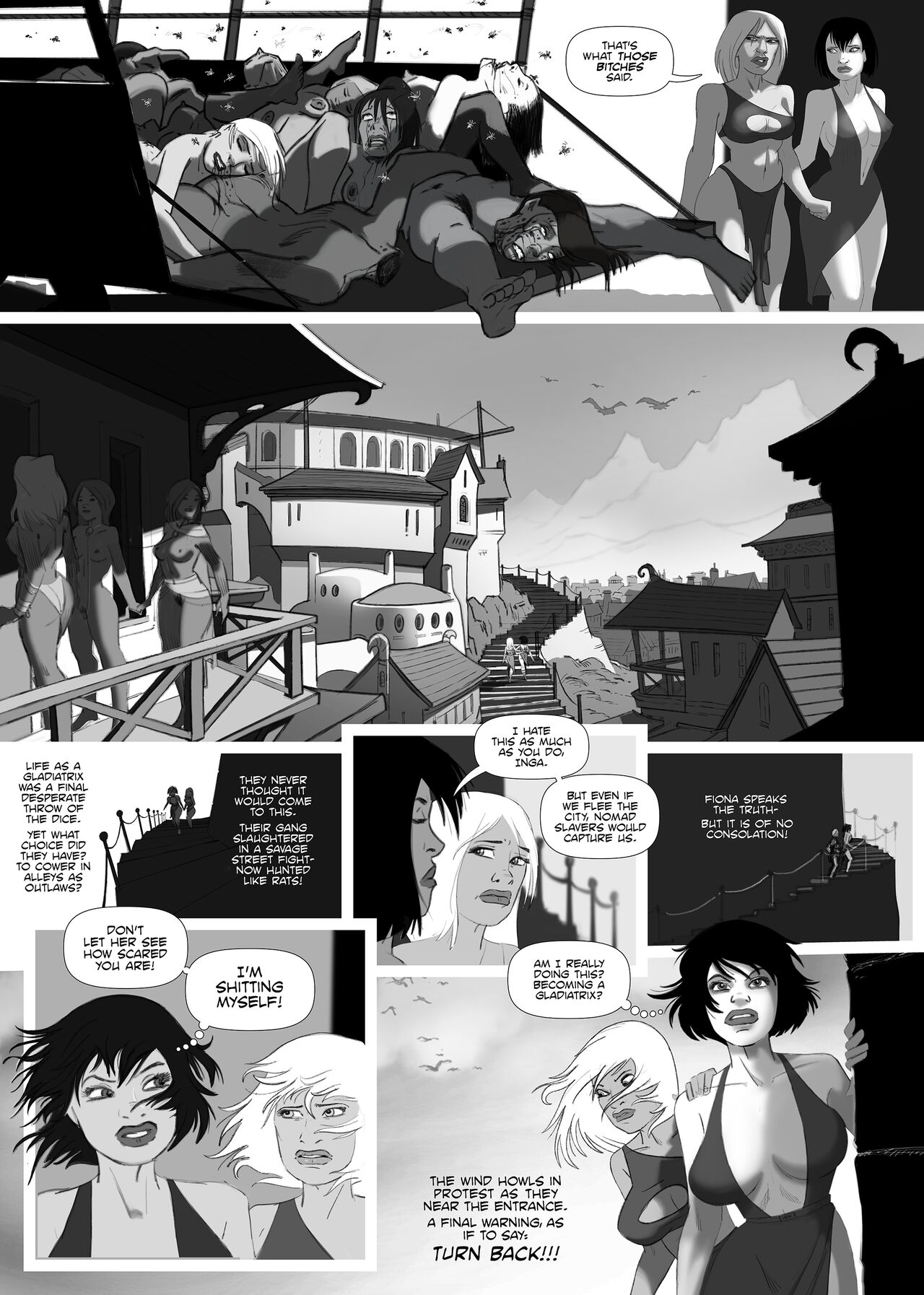 Gladiatrix Fiona Chapter 1 - Initiation page 6 full