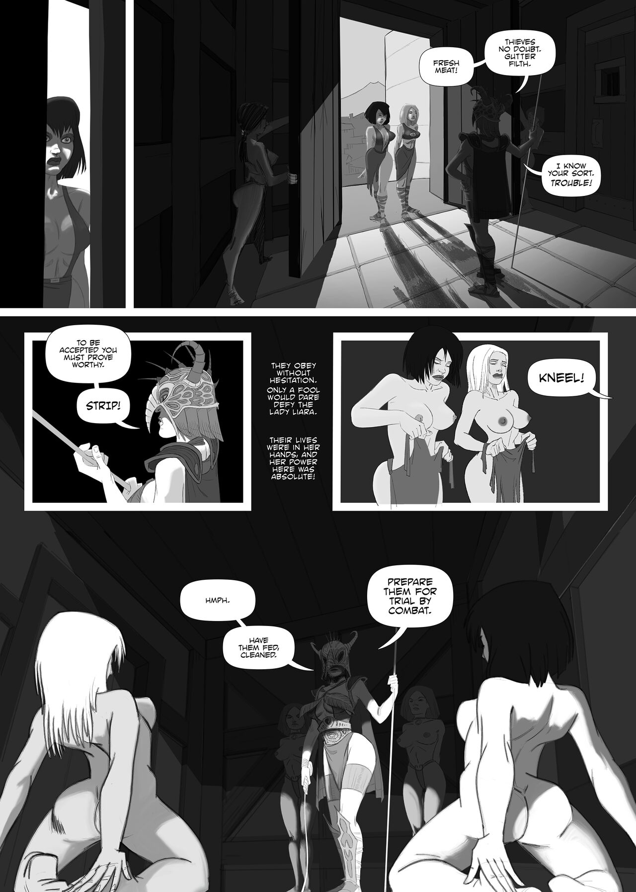 Gladiatrix Fiona Chapter 1 - Initiation page 9 full