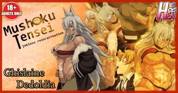 Mushoku tensei Ghislane dedoldia x Rudeus cover