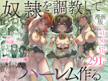 Dorei o Choukyou shite Harem Tsukuru ~Sodateta Dorei-tachi to Junai Harem H suru made no Hanashi~ "Manga Ban" cover