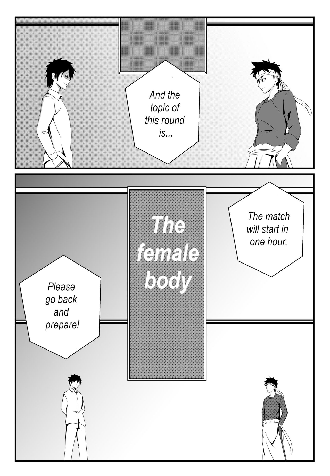 Food Wars! The female body 1 page 3 full